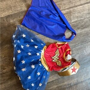 Superhero Costume with Cape and Headband